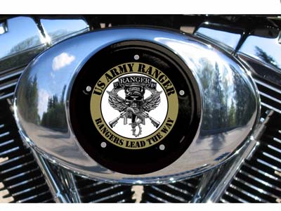Harley Air Cleaner Cover - Army Ranger ( any BN of your choice )